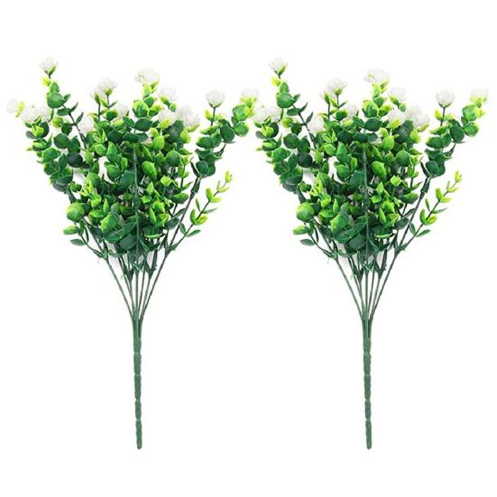 2 шт. искусственные цветы долговечные яркие реалистичные искусственные растения для домашнего сада наружное украшение