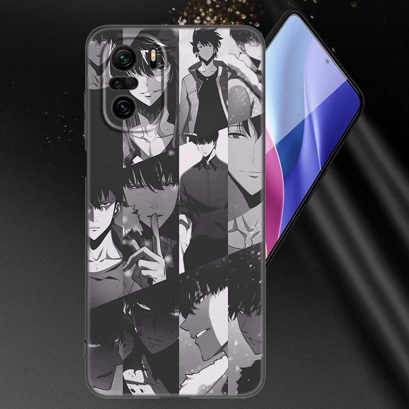 Чехол для телефона с аниме Solo Leveling для Xiaomi Mi POCO X3 NFC GT M4 M3 12 11T 10T Pro A3 11 Lite NE 5G 12X 11i F3, мягкий черный чехол