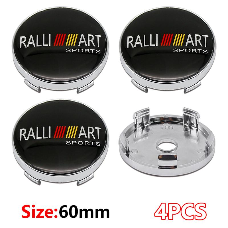 4 шт. 60 мм Наклейки на центральный колпачок колеса автомобиля, крышка диска для Mitsubishi Pajero Outlander XL Montero Lancer Triton l200 Galant