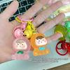 Kawaii Фрукты Клубника Апельсин Дуриан Смола Брелок Подвеска Поделки Милая Кукла Брелок Рюкзак Украшения Аксессуары Подарки