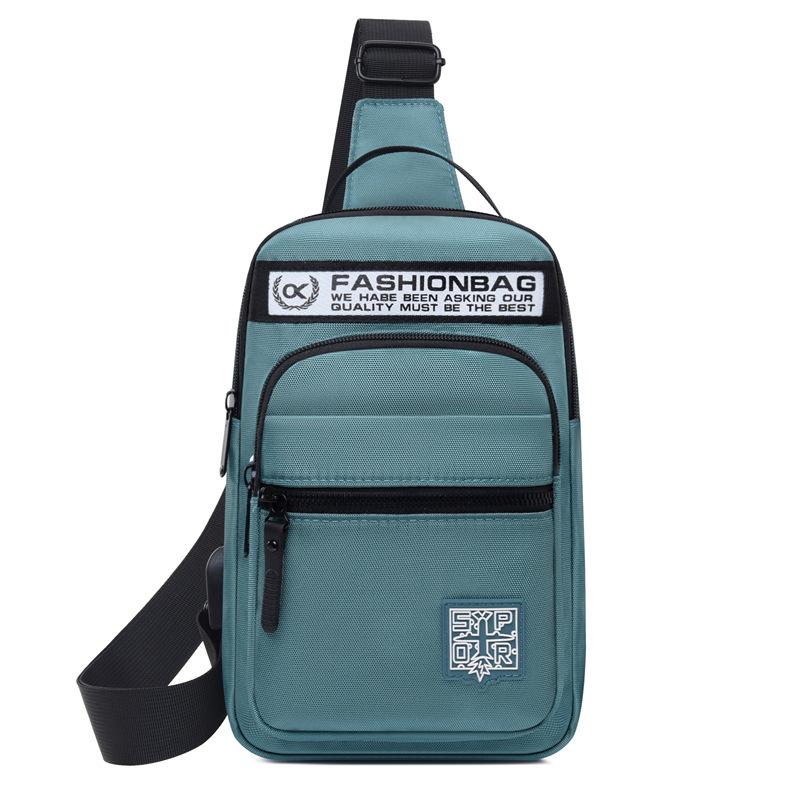 Мужская нагрудная сумка, новая, высокого класса, одноплечевая, повседневная, модная, из ткани Оксфорд, нагрудная сумка, легкий рюкзак для занятий спортом на открытом воздухе