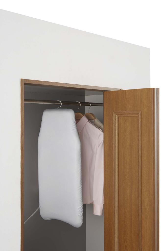 Yamazaki Jitsugyo Ironing Board Lightweight Solution Press with Hook Aluminum 7806