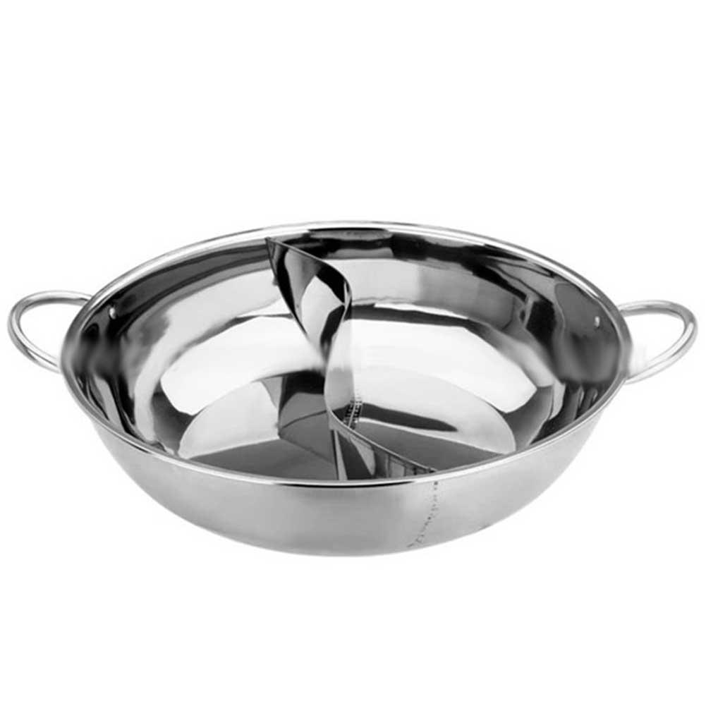 28CM Thicken Stainless Steel Hot Pot for Home Resturant Supplies