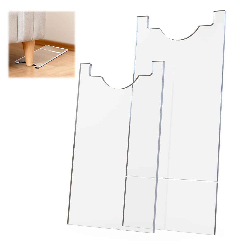 Transparent Bed Stopper Adjustable Furniture Stoppers Fire Safe Couch Stopper Home