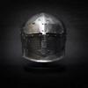 Sugarloaf Helmet with Stand 14th Century Crusader Knight Armor Medieval Visored Helmet with Steel Cross LARP SCA Reenactment Gift