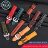 Для Panerai PA441 PAM01661 Lumino Ремешок для часов с утолщенной итальянской коровьей кожей Браслеты Винтажный ремешок для часов мужской Браслет 22 24 мм