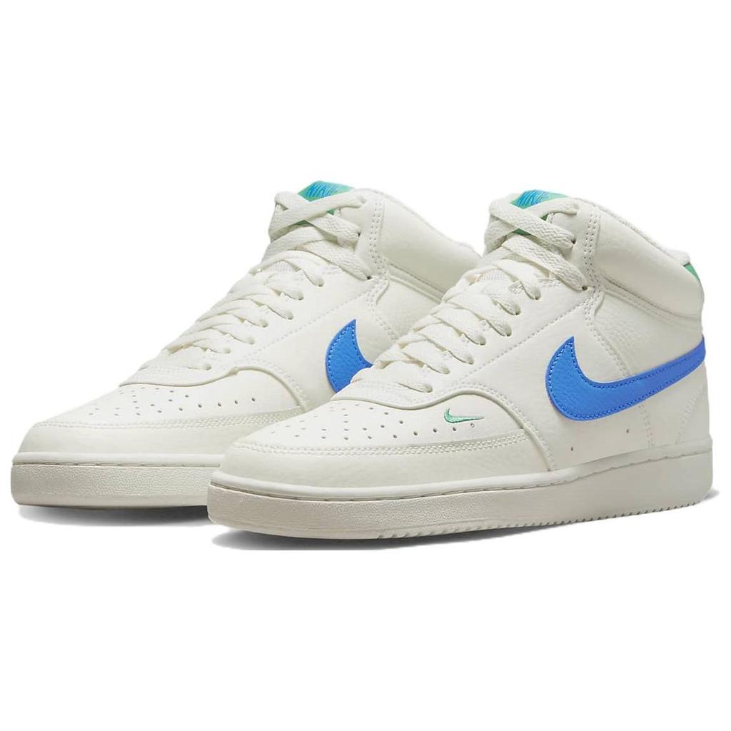 Nike Court Vision Mid Sail Photo Синие женские кроссовки Крем-Малахит CD5436-105