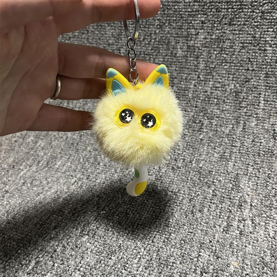 1 Pcs Cute Plush Kitten Pendant Versatile Backpack Pendant Creative Doll Pendant Cartoon Cat Doll Couple Gift Bag Charm