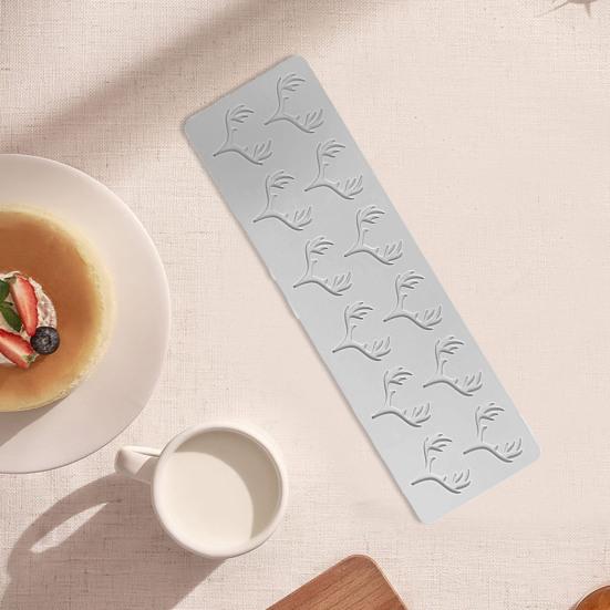 Силиконовая форма для шоколада «Рождественская снежинка» для украшения торта, коврики для отпечатков помадки, формы для выпечки