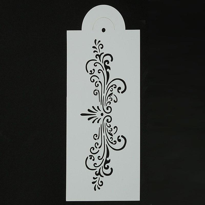 4 шт. Кружевные цветы свадебный торт трафарет набор помадка боковая форма украшение DIY инструмент