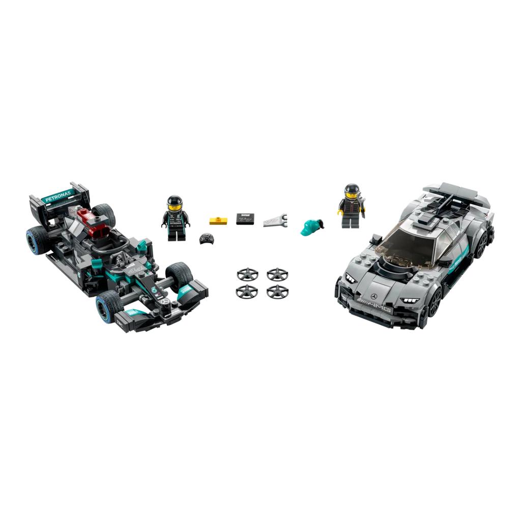 LEGO Speed Mercedes-AMG F1 W12 E Performance & Mercedes-AMG Project One Building Blocks 76909