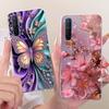 For Realme X2 Case Realme XT RMX1921 Luxury Butterfly Tree Painted Cover Soft Slim Phone Cases For Realme X2 Pro RealmeXT Fundas