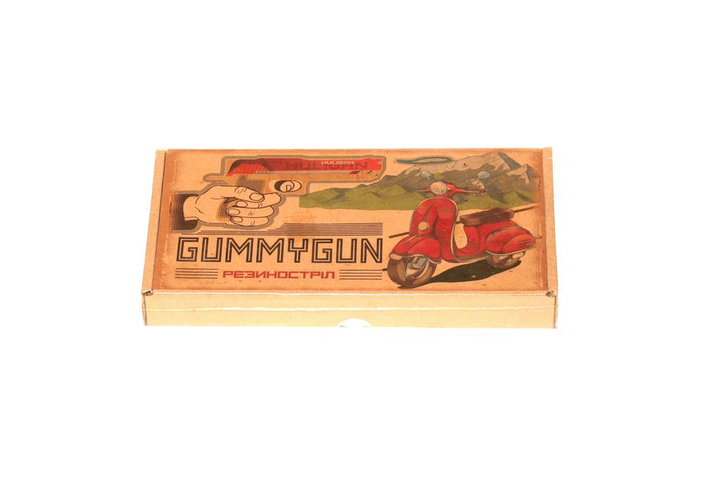 Wooden Rubber Band Machine Gun HuliGan - 3D Model Office Toy Gun, Band Shooter, Rubberband Gun, Toy for Boy, Wood Shooter, Christmas Gift