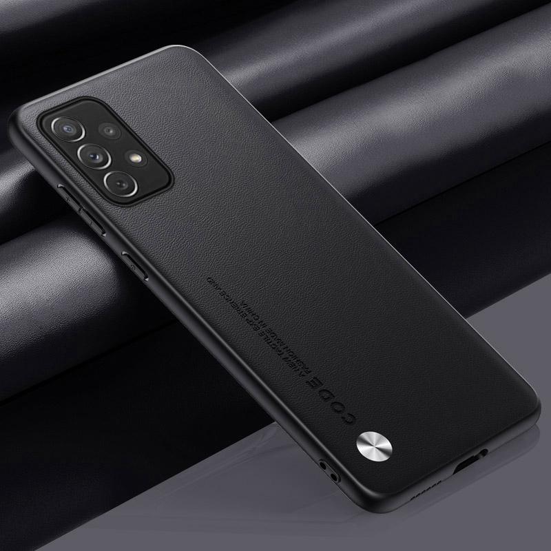 Роскошный чехол из искусственной кожи для Samsung Galaxy A32 A52 A52S A72 4G M52 5G, задняя крышка, матовый силиконовый чехол для телефона с полной защитой