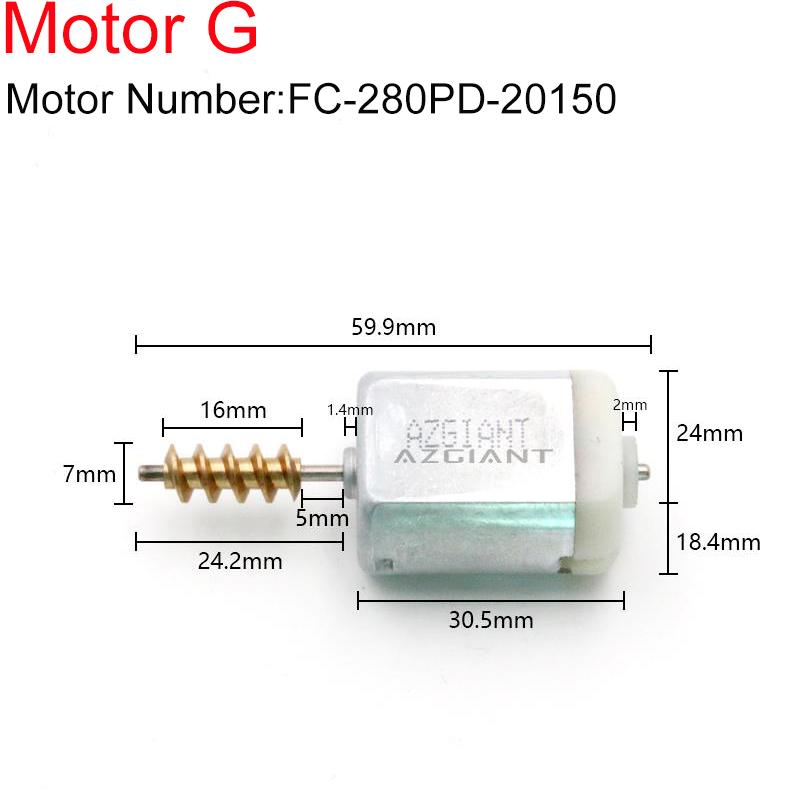 Azgiant FC-280 Car Power Door Locks actuator motor Replacement High Torque High Speed Interior Replacement Parts Exterior parts
