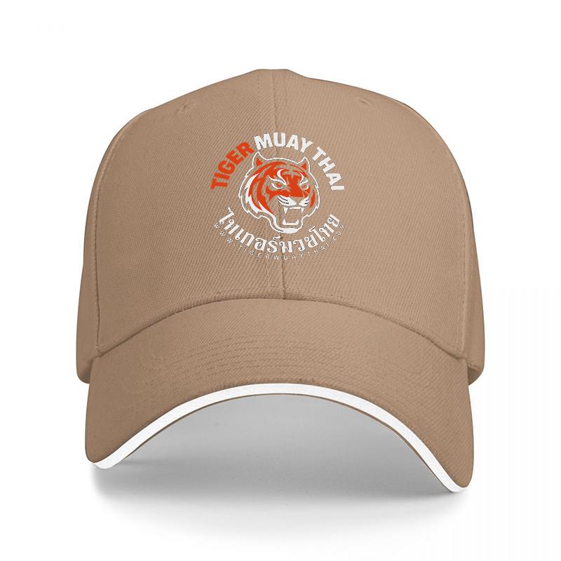 Бейсболка Tiger Muay Thai с крупным логотипом тигра и белой отделкой для любителей боевых искусств и фитнеса