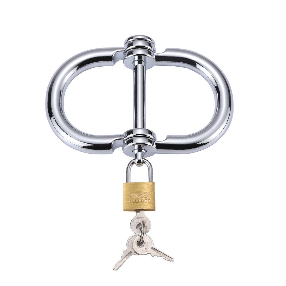 Openable Stainless Steel Handcuffs: Detachable Kinky Restraint Toy for Couples