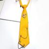 Black Long Necktie Korean Style Shirt Tie Temperament Love Heart Tie  Performance