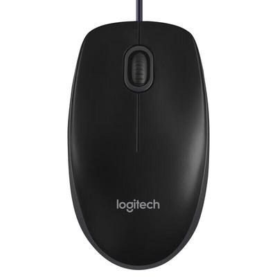 Logitech Проводная мышь B100 для предприятий