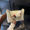 New Embroidered Handbag Bag Women's Summer Fashion Leisure Personalized Shopping Bag Cute Shoulder Bag Messenger Bag