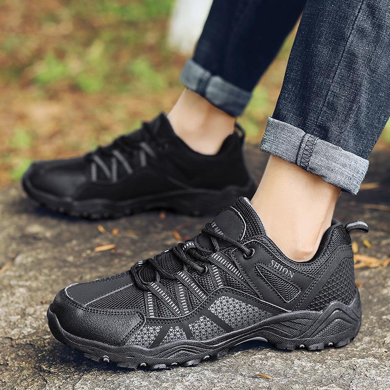 Shoes Hiking Shoes Spring and Summer New 2025 Large Size Leisure Sports Outdoor Hiking Shoes Work Men's Shoes