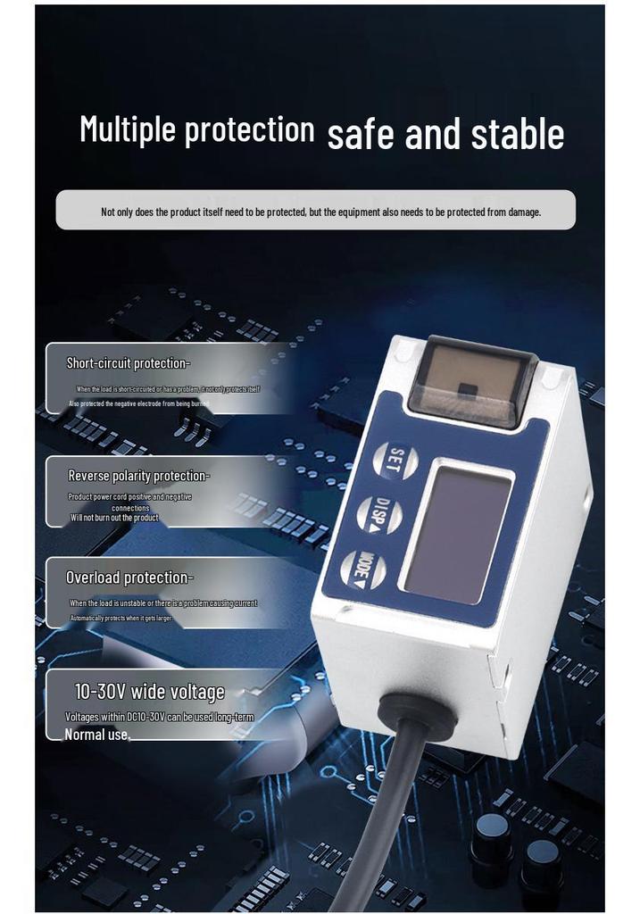 Adjustable TOF Laser Rangefinder and Long-Distance Detection Photoelectric Sensor Switch