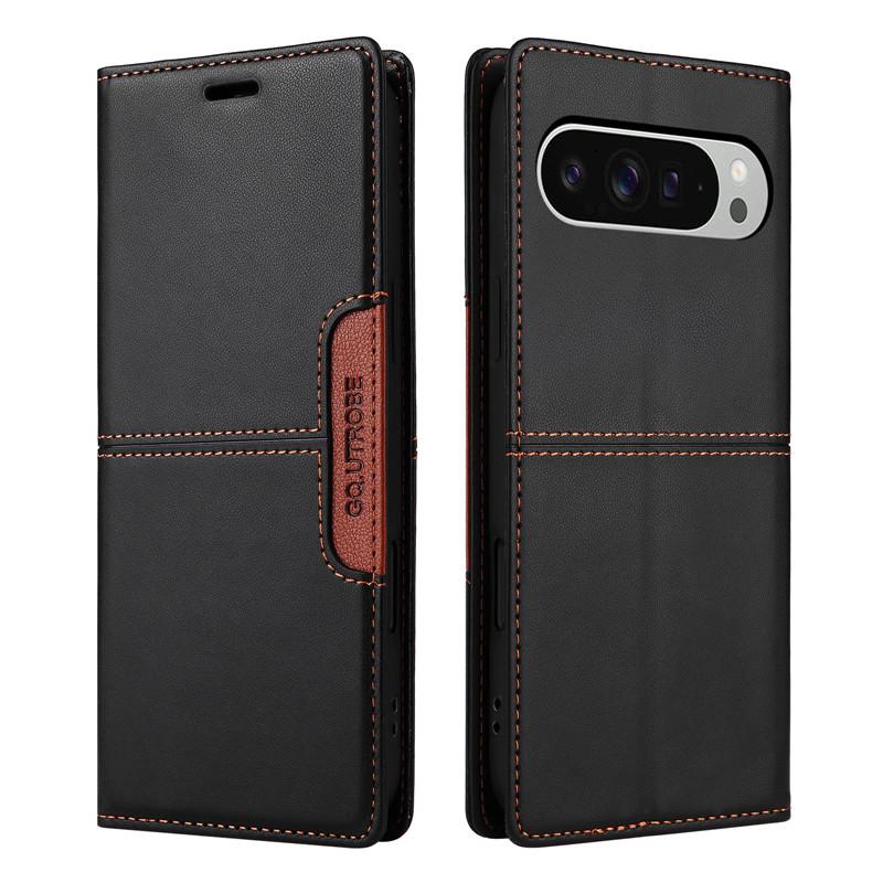 Магнитный кожаный чехол-кошелек с защитой от кражи для Google Pixel 9a 9 Pro XL 8a 7a Pixel8a Pixel9a 5G держатель для карт телефонная книга откидная крышка
