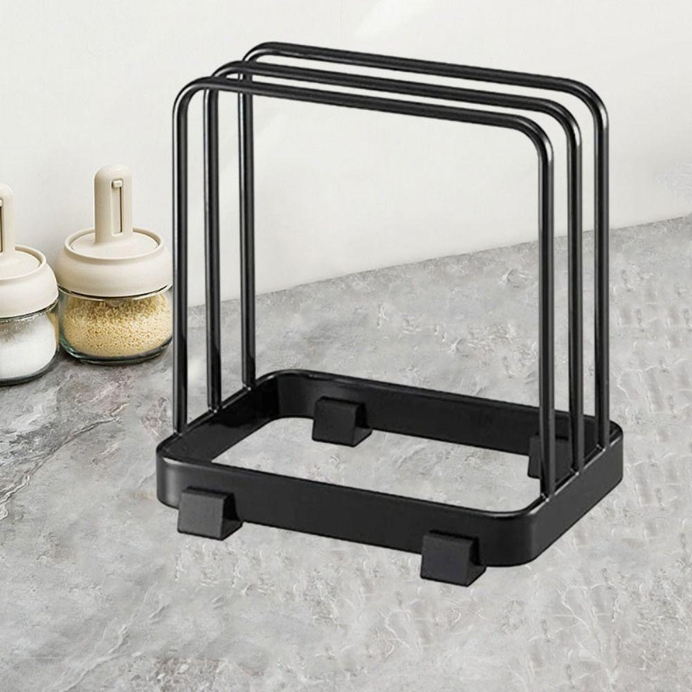 Black/White Vertical Finishing Storage Drain Tray Stainless Steels Dish Drying Shelf for Kitchen