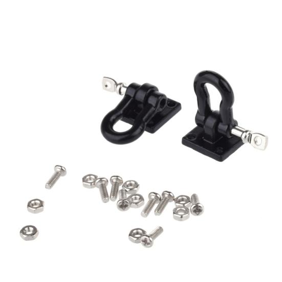 A Pair 1/10 Scale Trailer Buckles Hooks Accessory for RC Truck Crawler Climber