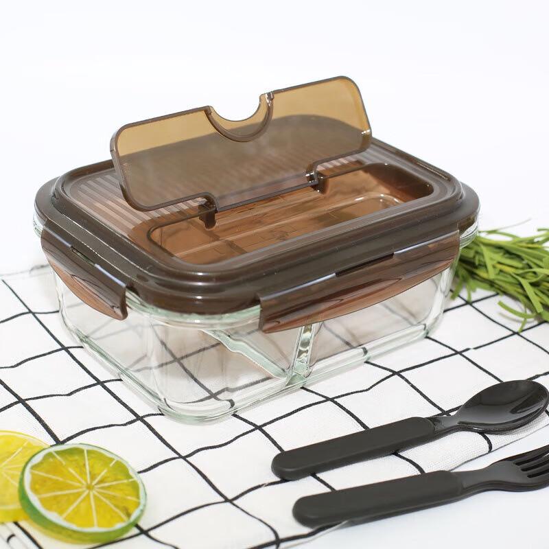 Lock&Lock Divided Glass Lunch Box