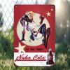 1 шт. Nuka Cola "Утоли жажду" Fallout Винтажная металлическая настенная вывеска - Ретро декоративная вывеска для дома, офиса или бара