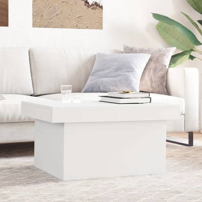 VidaXL Coffee Table White 100x55x40 Cm Engineered Wood, Side Table, Living Room Table, Accent Table, End Table, 840870