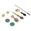 Wax Stamp Kit European   Retro   Stamp Hand Account Envelopes   Paint Sealing Wax Kit Gift Earth Box Decoration