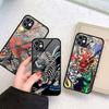 Модный чехол для телефона с китайским тигром и драконом для Iphone Xr Xs X 11 7 6s Plus 8 13 Pro Max 12 Mini 14 Plus Se, крышка из закаленного стекла
