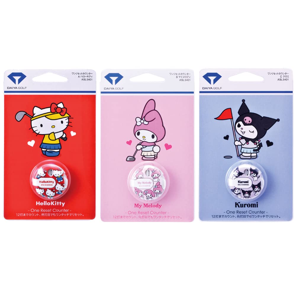 DAIYA GOLF One Reset Hello Красный Счетчик, Китти, ASL5401A,