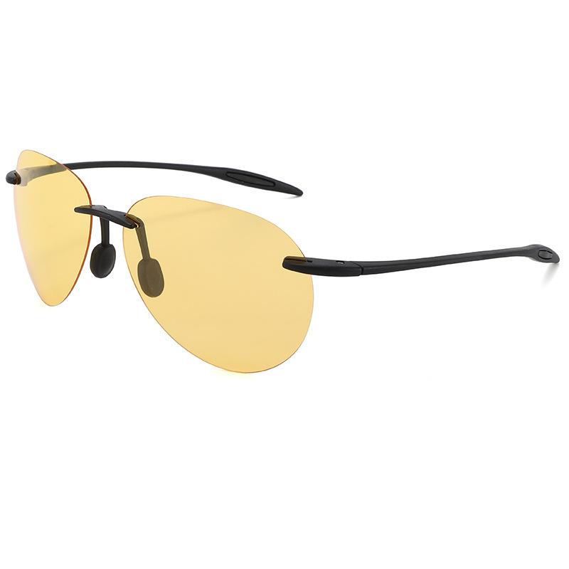 Tr90 Материал Tac Поляризованные True Film Спортивные Солнцезащитные Очки Для Велосипеда Без Оправы Очки Для Отдыха На Природе Очки Пилот Мужские Очки