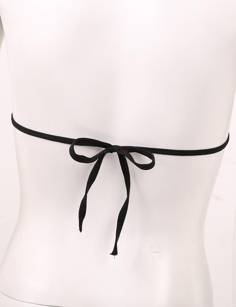 Women Two Piece Swimsuit Sexy Swimwear Halter String Triangle Bikini Sets