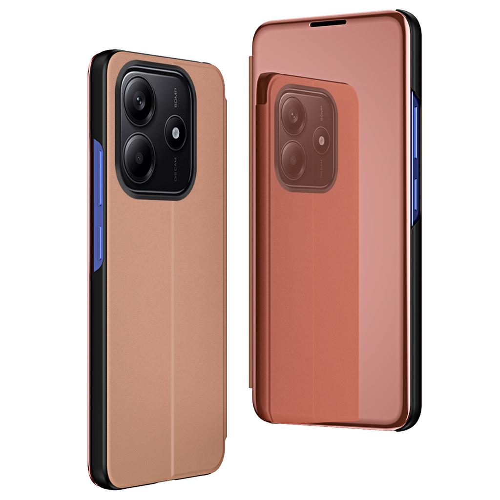 For Xiaomi Redmi Note 14 4G (164.84mm) Case View Window Stand Leather Flip Phone Cover