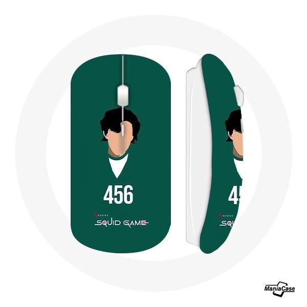 Souris Sans Fil - Seong Gi Hun - Squid Game - Clé USB Wifi - Compatible Mac et PC - Vert