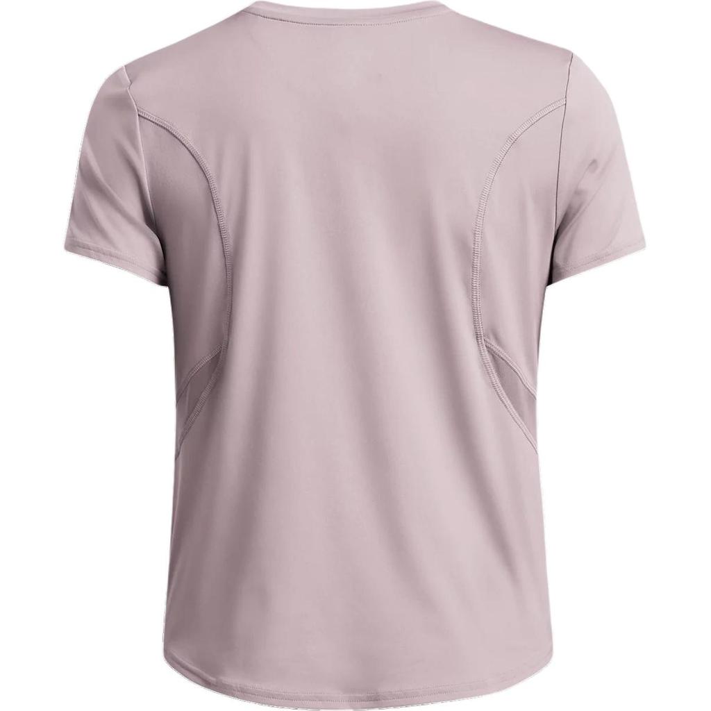 Under Armour Vanish Elite Vent Breathable Loose Casual Solid Color Cruit Neck Short Sleeve T Shirt Women T Shirts Fatigue-Gray 1386400-015