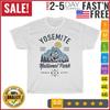 Vintage Retro Yosemite National Park Hiking Vintage T Shirt Men Women Fashion