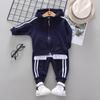 New Kids Clothing Two Pieces Sports Sets Korean Version Boys Girls Baby Children Casual Hoodie Trousers Cotton Suit