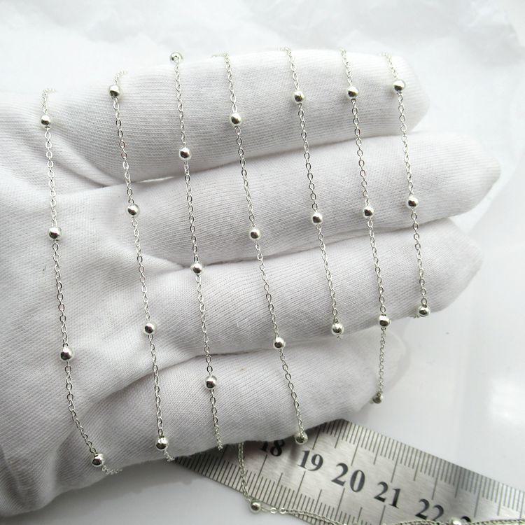 Комплект ожерелий с крестом из серебра 925 пробы - полуготовые аксессуары ручной работы