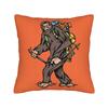 Bigfoot Hiking Illustration Printed Pillow Cover Vintage Pillow Case For Sofa Couch Bed Living Room Design Pillowcases Gift