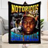 Biggie Money Problems Flannel Blanket-Soft and Suitable for Sofas,Beds,Offices,Travel,All Seasons,Great Gift for Holidays and Birthdays.