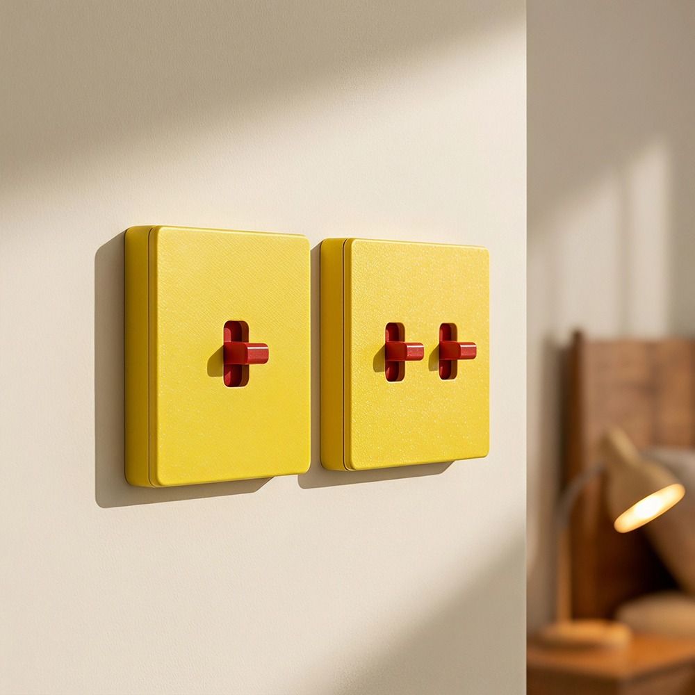 Creative Joystick Switch Stickers 3D Printed Console-shaped Switch Cover Home Decoration
