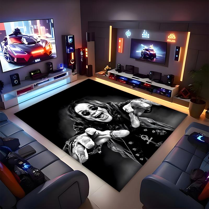 Ozzy Polyester Carpet, Soft Indoor Mat for Office Chair, Living Room, Computer Desk - Decorative Home Office Rug Design