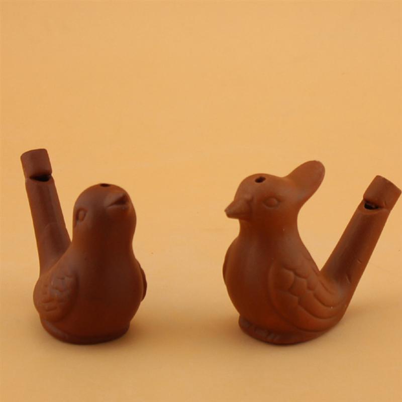Whistle Bird Waterfor Ceramic Whistles Party Kids Call Musical Toys Slide Blower Instrument Noise Flute Noisemakers Funny Caller