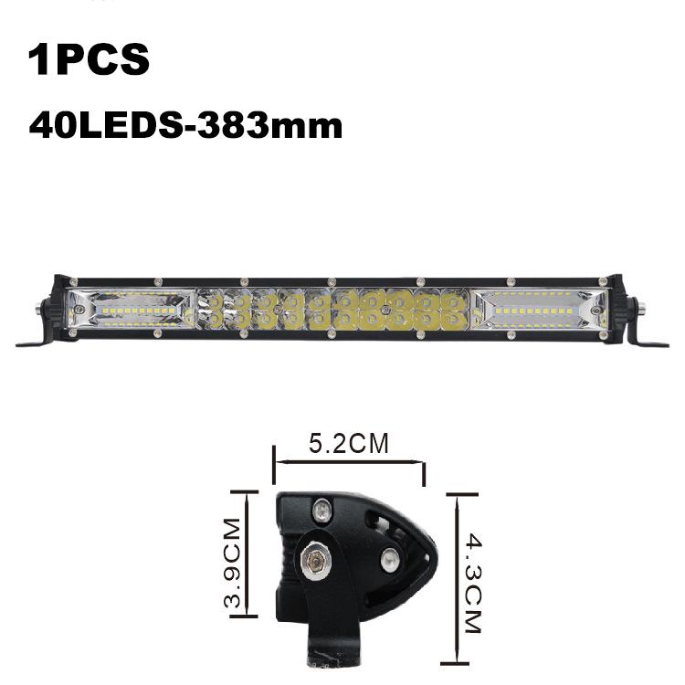 Тонкий светодиодный светильник ANMINGPU, комбинированный, 240 Вт, автомобильный рабочий свет, внедорожный светильник для грузовика 4X4, УАЗ, 4WD, ATV, UTV, Jeep, Lada, BMW, 60 Вт, 120 Вт, 180 Вт