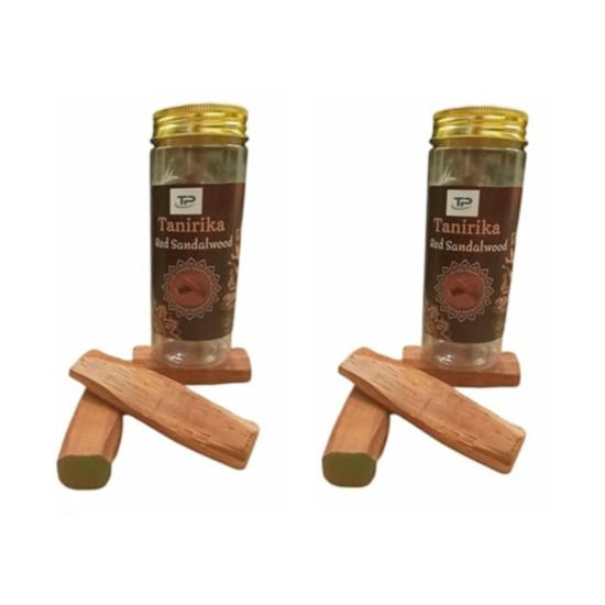 Tanirika Чистый Красный Сандал/Палочка Лал Чандан/Тика/Натуральный/2PC/Чистый/Оригинальный класс для поклонения